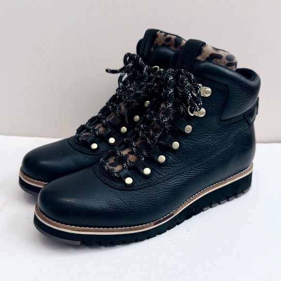 Cole Haan Shoes - Cole Haan Zerogrand Explorer Gateway Hiker Waterproof Black/Leopard Print Sz 9B